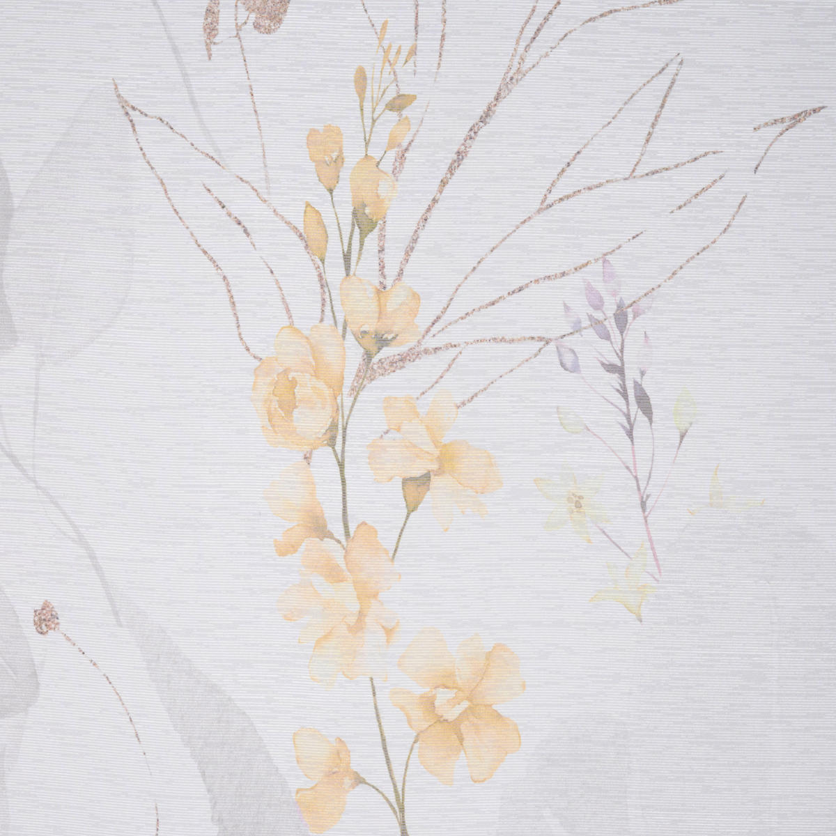 HOTOVÝ ZÁVES, polopriehľadné, 140/245 cm - viacfarebná/žltá, Konventionell, textil (140/245cm) - Esposa