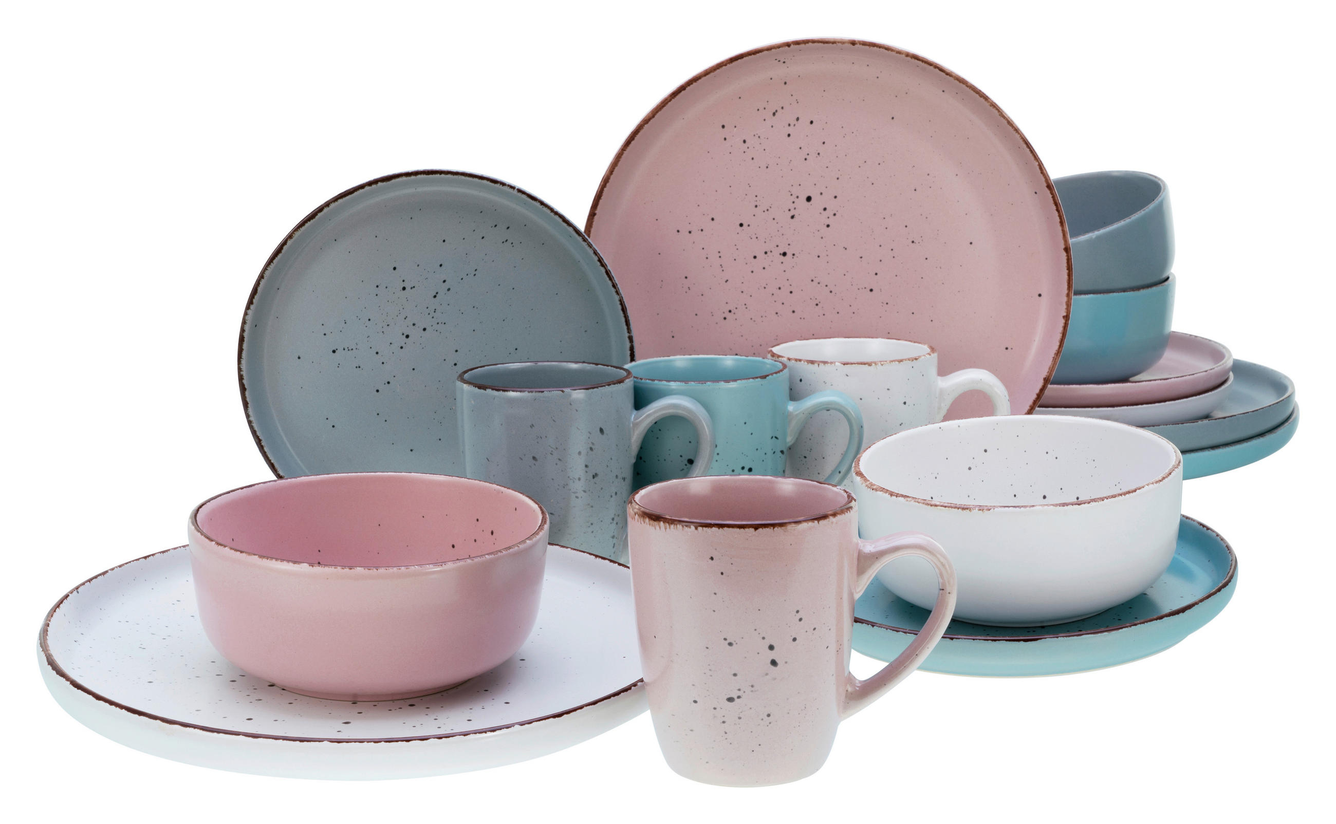 Creatable KOMBINOVANÁ SOUPRAVA, 16dílné, kamenina