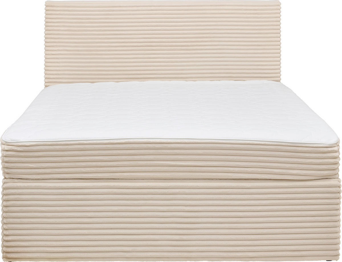 BOXBETT 140/200 cm  in Beige  - Beige, Modern, Holz/Textil (140/200cm) - MID.YOU
