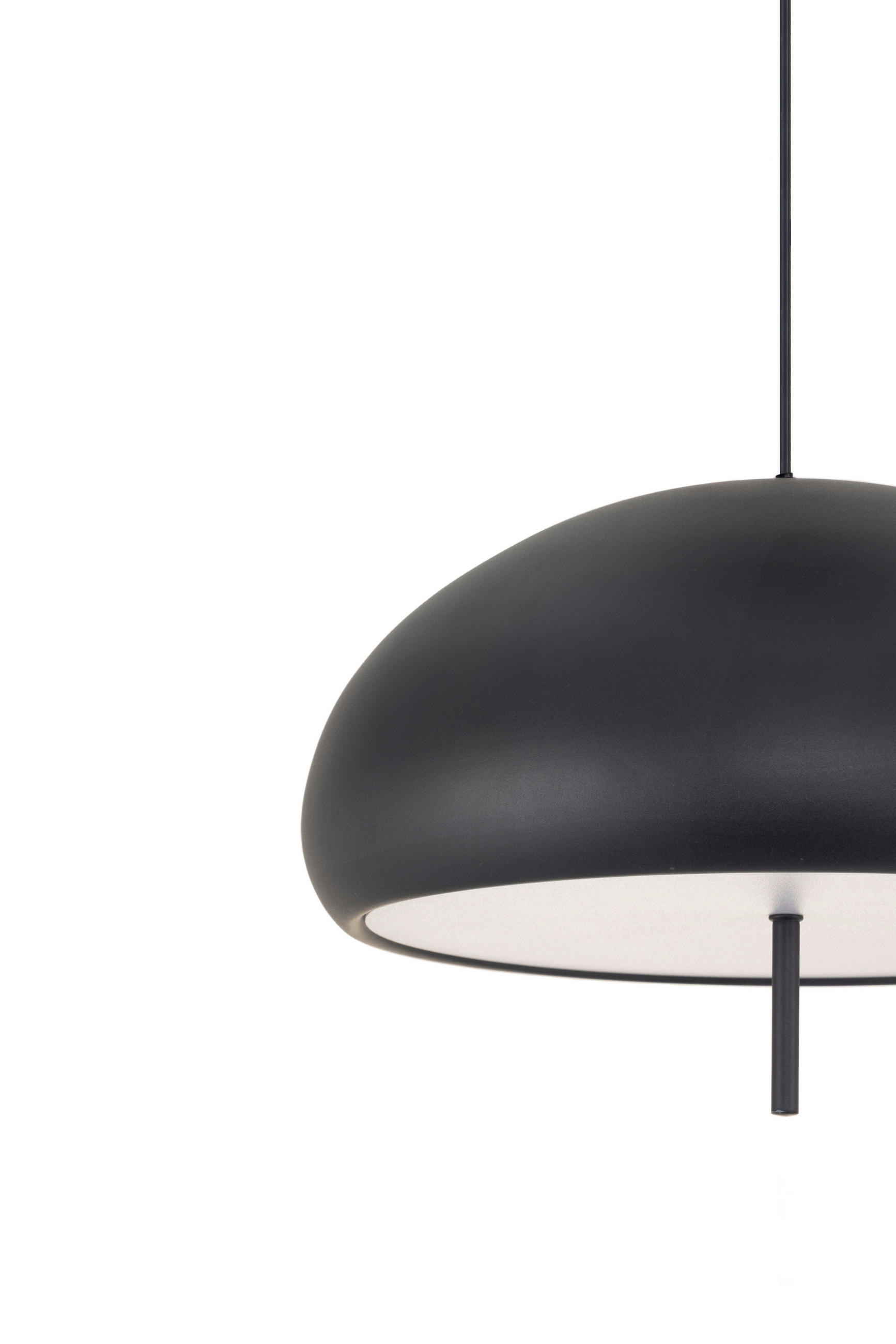 HÄNGELEUCHTE 40/120 cm   - Schwarz, Design, Kunststoff/Metall (40/120cm) - Collet's Monde