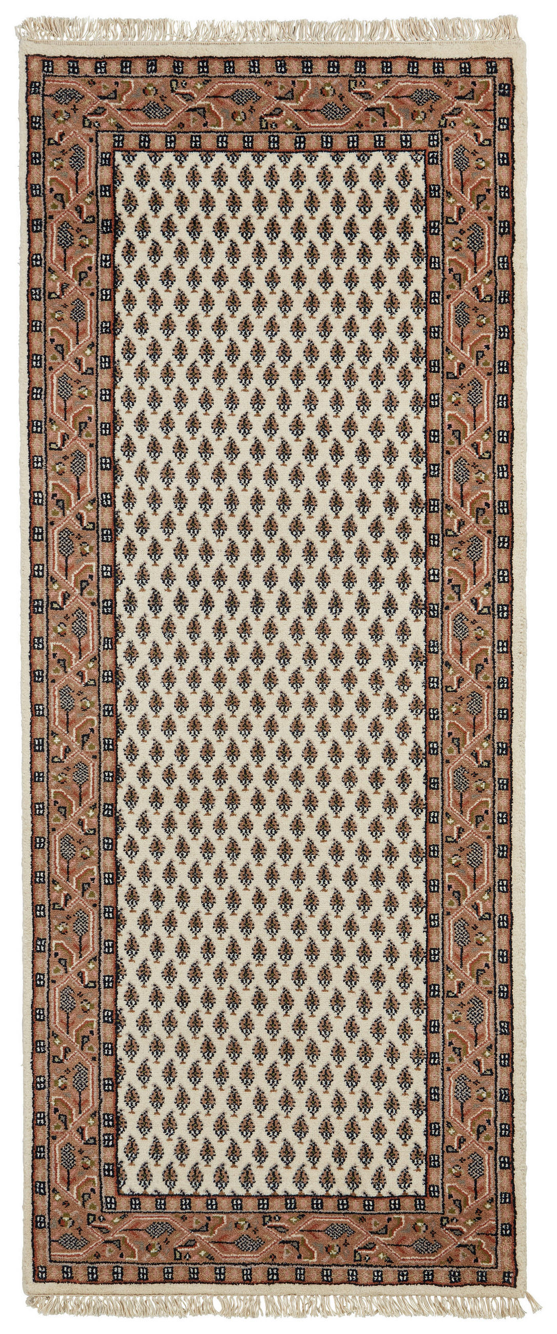 ORIENTÁLNÍ KOBEREC, 80/200 cm, hnědá, krémová - krémová/hnědá, Lifestyle, textil (80/200cm) - Cazaris