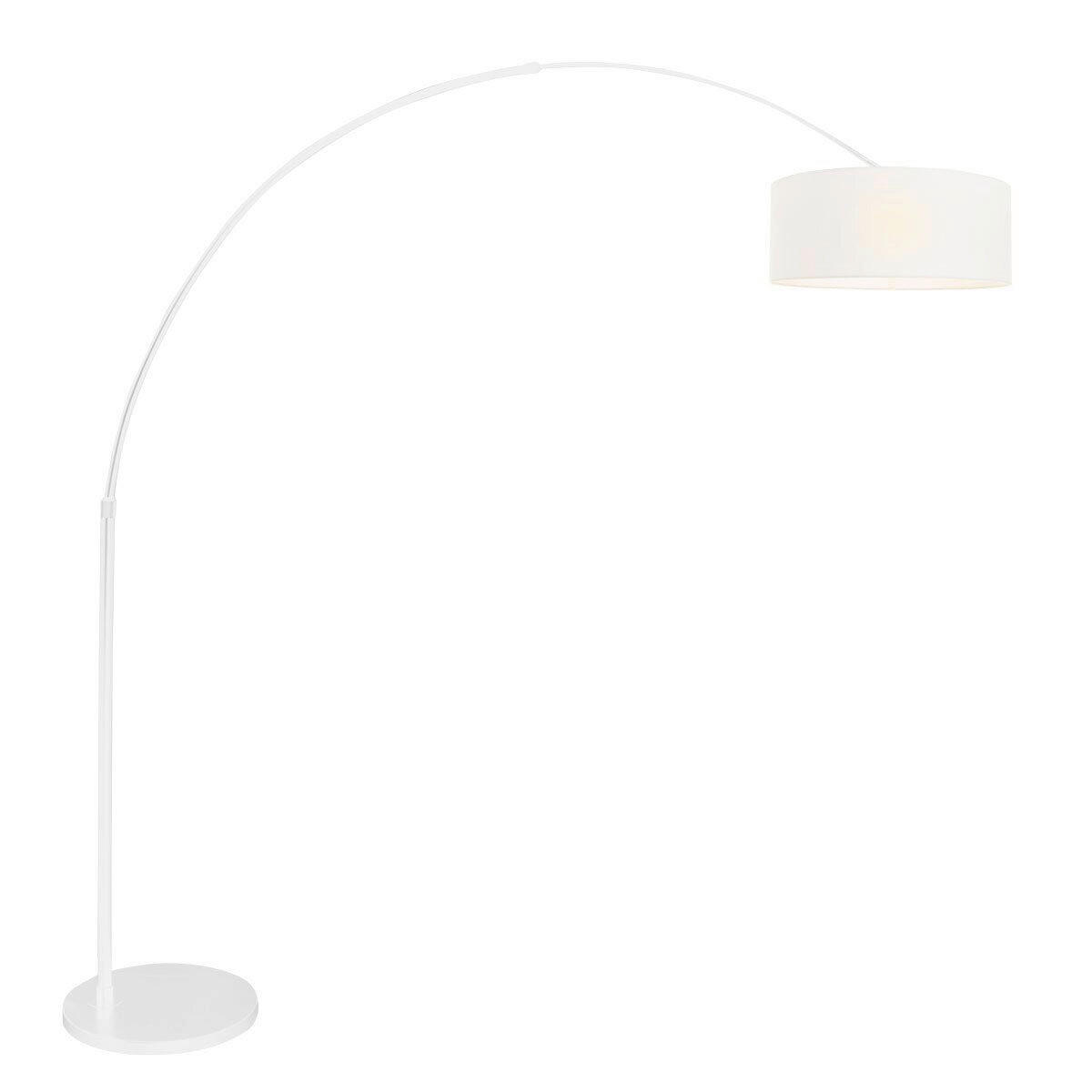 STEHLEUCHTE SPARKLED LIGHT 50/240/230 cm  - Weiß, Trend, Textil/Metall (50/240/230cm)