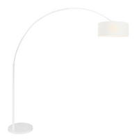 STEHLEUCHTE SPARKLED LIGHT 50/240/230 cm  - Weiß, Trend, Textil/Metall (50/240/230cm)
