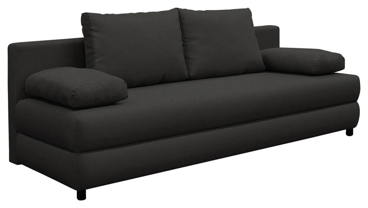 KANAPÉÁGY antracit  - fekete/antracit, Design, műanyag/textil (200/88/87cm) - P & B