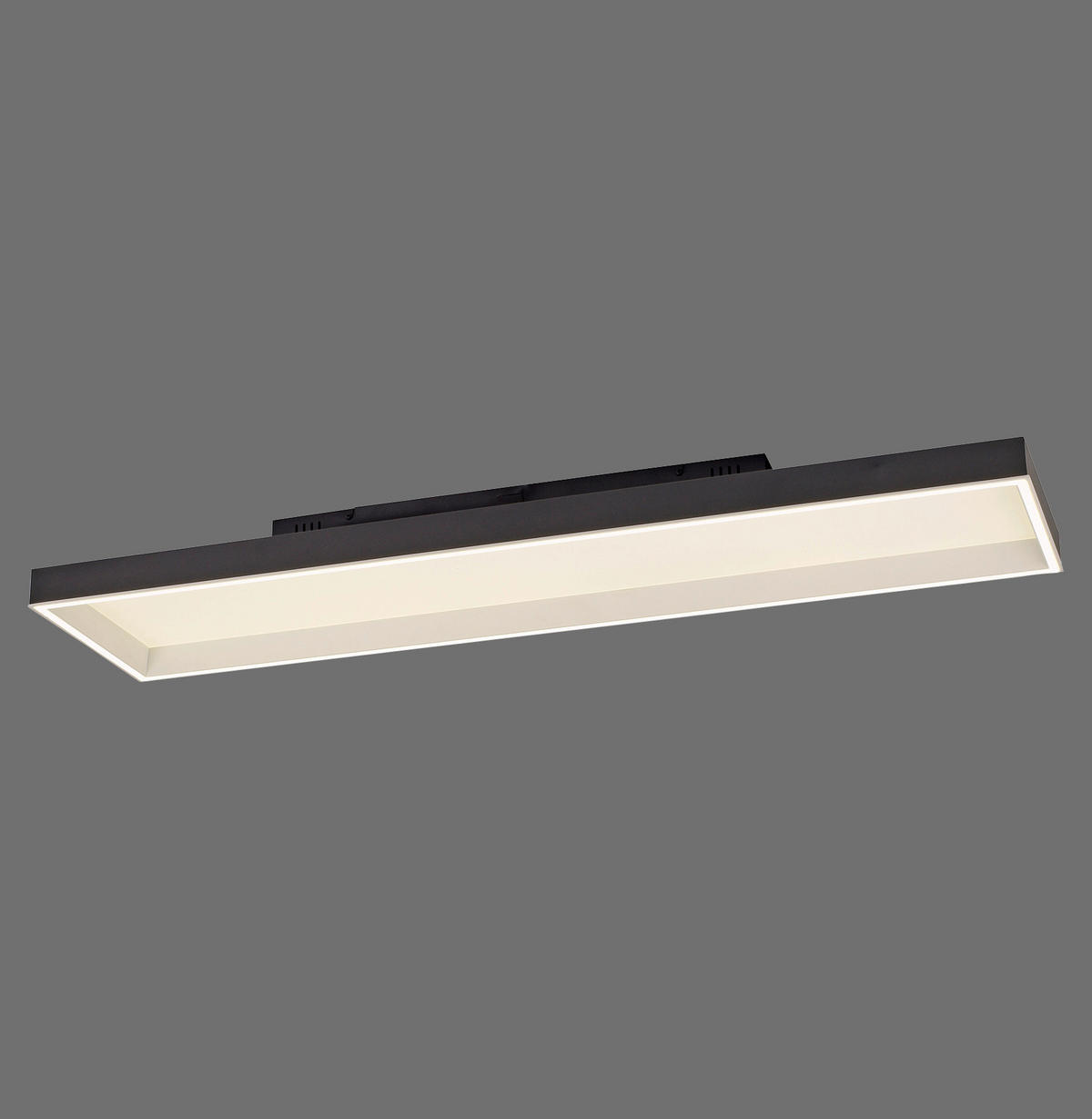 LED-DECKENLEUCHTE  Smart 120/30/8.4 cm   - Schwarz, Basics, Kunststoff/Metall (120/30/8.4cm) - Paul Neuhaus