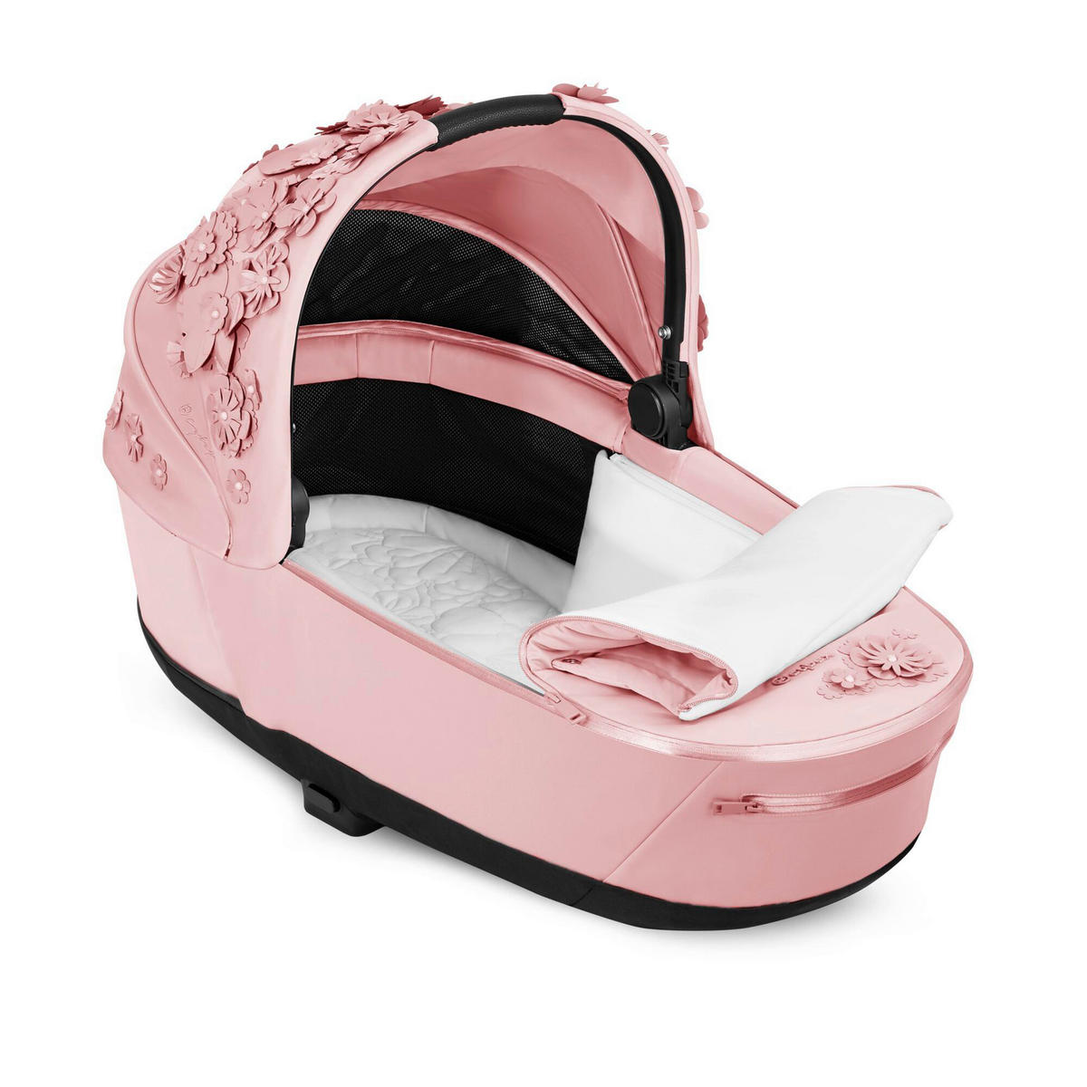 LIEGEWANNE Simply Flowers  - Pink, LIFESTYLE, Textil (87,5/48/60cm) - cybex PLATINUM