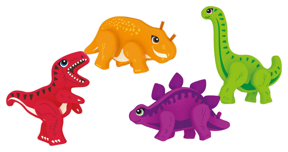 SADA ZVIERATIEK - viacfarebná, Basics, kov/drevo