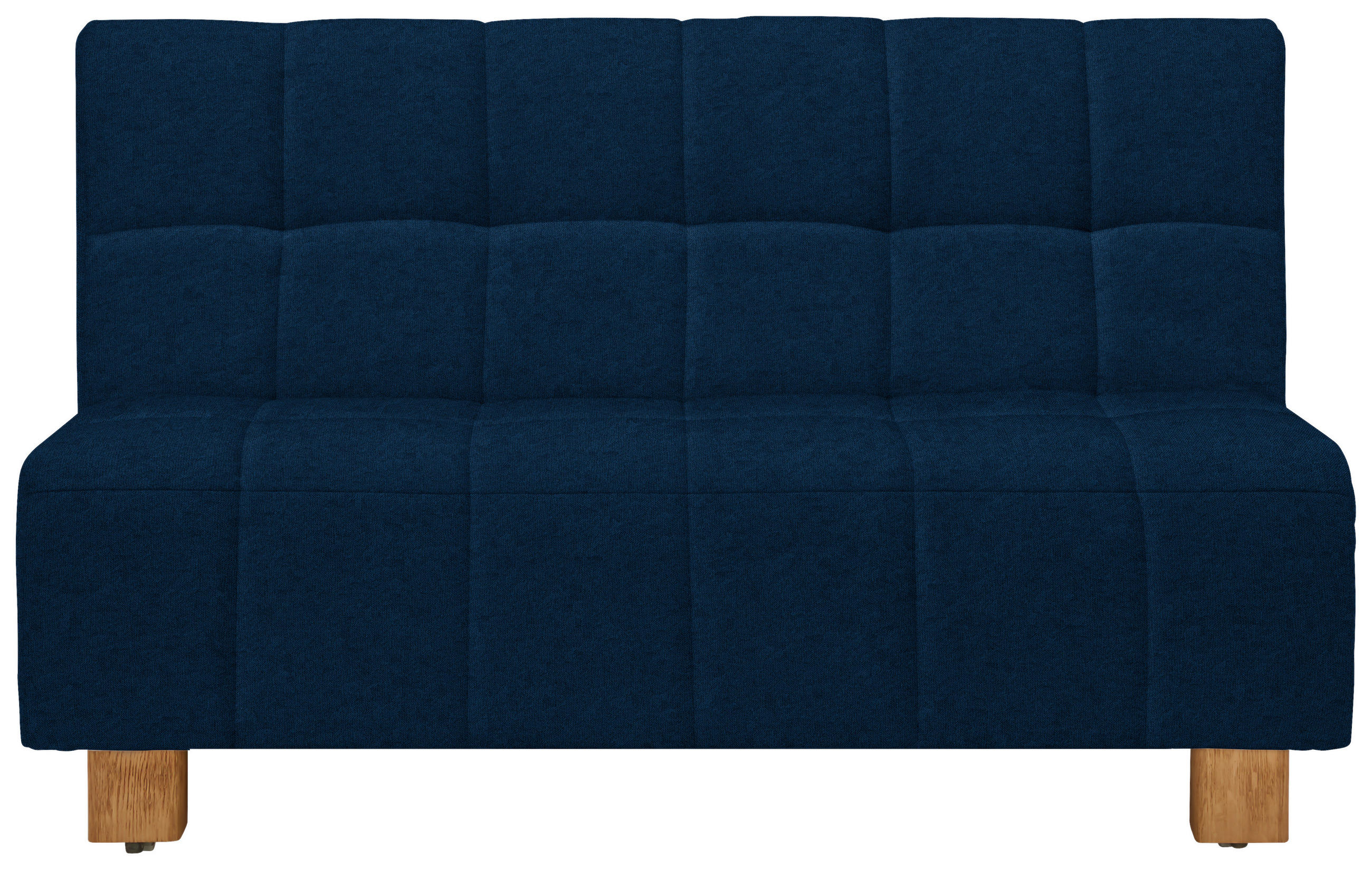 SCHLAFSOFA Flachgewebe Dunkelblau  - Naturfarben/Dunkelblau, Design, Holz/Textil (145/92/102cm) - Novel