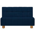SCHLAFSOFA Juice in Flachgewebe Dunkelblau  - Naturfarben/Dunkelblau, Design, Holz/Textil (145/92/102cm) - Novel