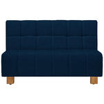 SCHLAFSOFA Flachgewebe Dunkelblau  - Naturfarben/Dunkelblau, Design, Holz/Textil (145/92/102cm) - Novel