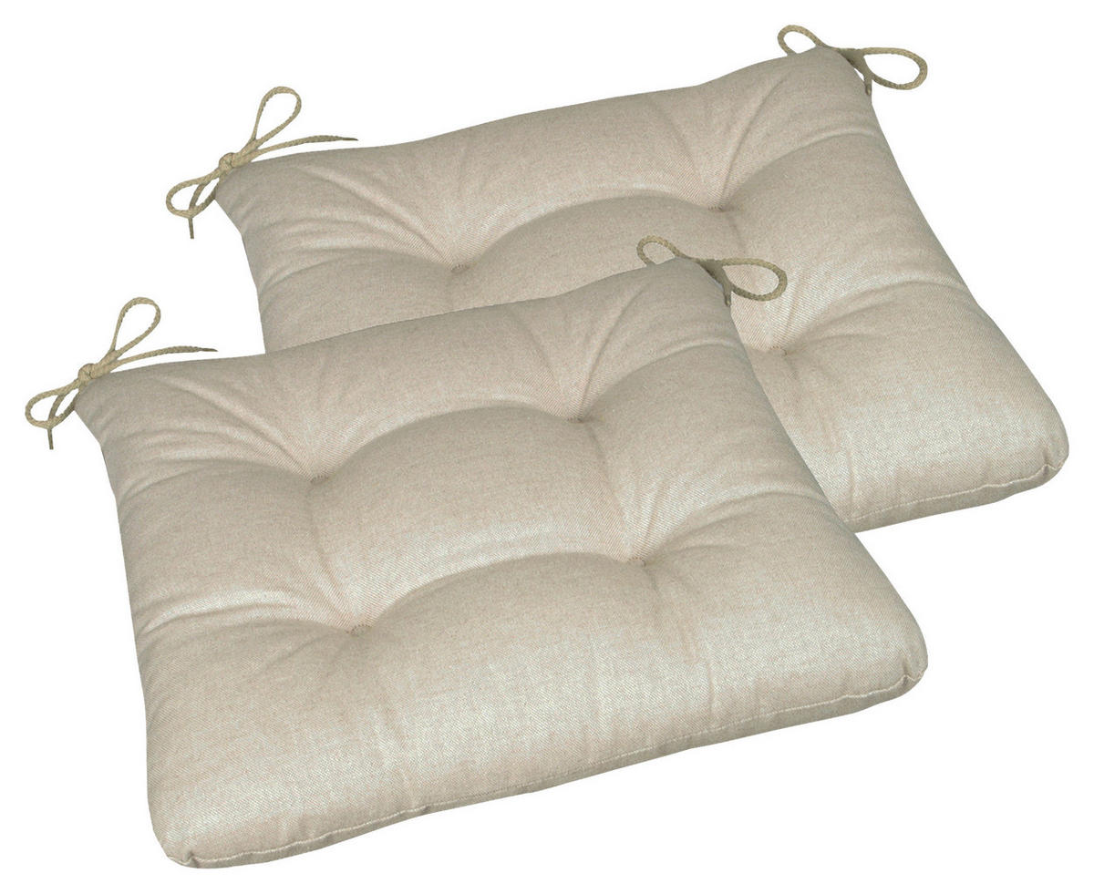 GARTENSITZKISSENSET Uni  - Naturfarben, Basics, Textil (38/5/38cm)