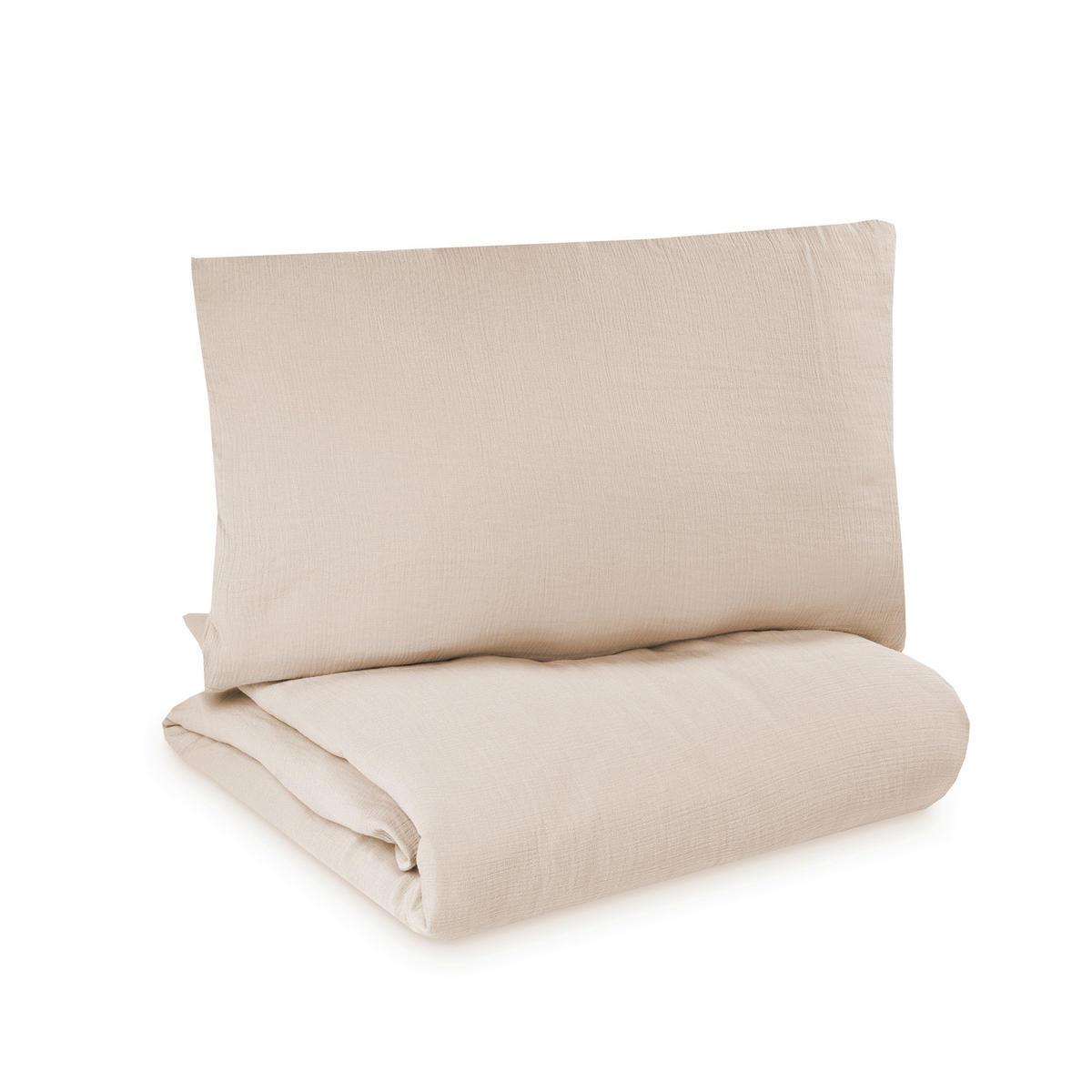 BABYBETTWÄSCHE 100/135 cm  - Sandfarben, Basics, Textil (100/135cm) - Atrigo