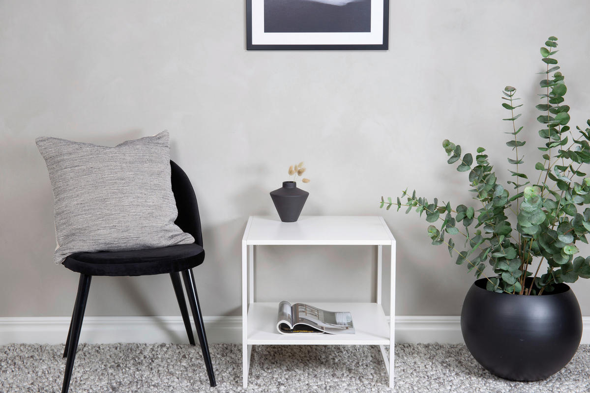SIDOBORD i metall 50/50/50 cm  - vit, Design, metall (50/50/50cm) - Livetastic