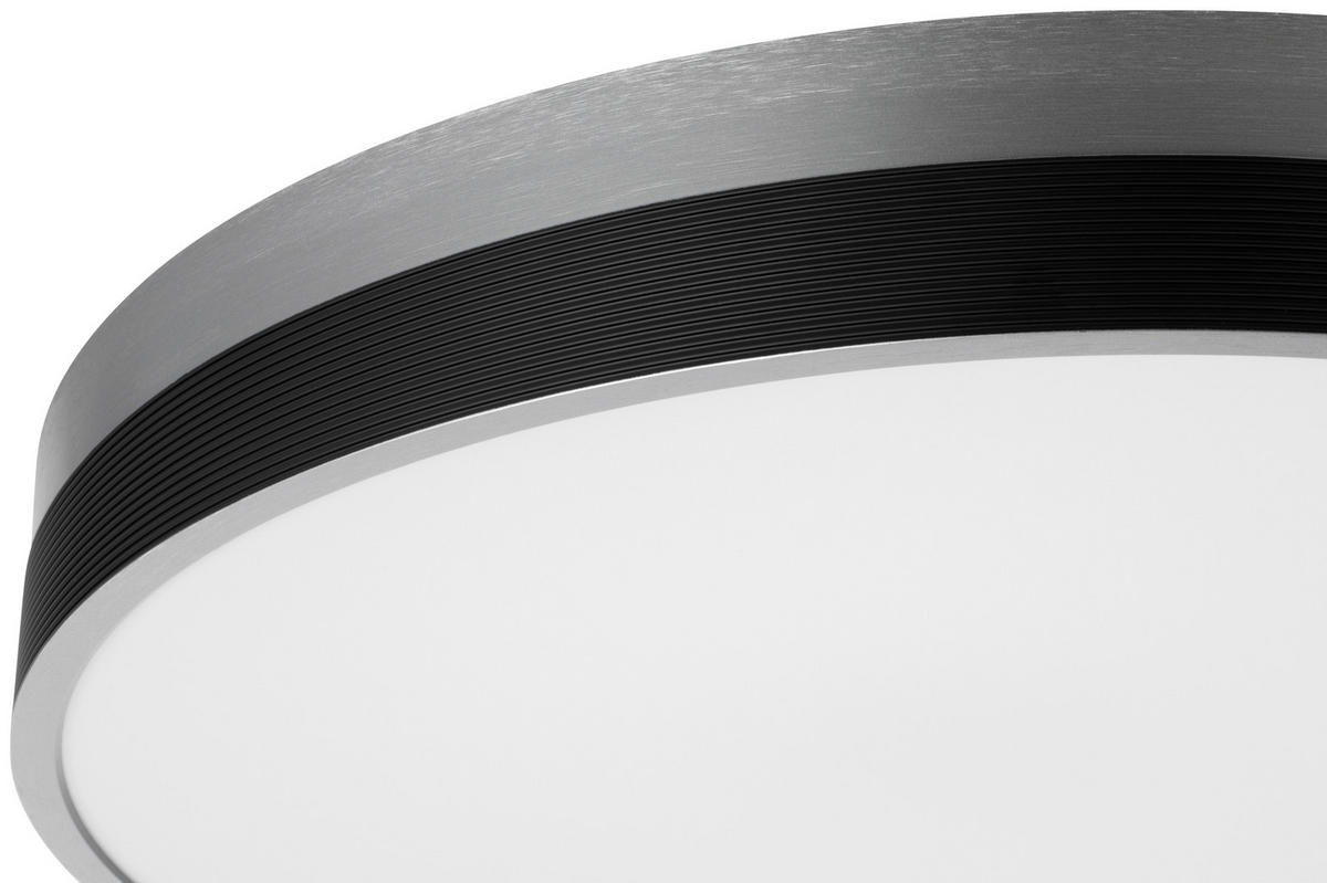 STROPNÉ LED SVIETIDLO, 50/8,8 cm  - čierna, Lifestyle, kov/plast (50/8,8cm) - Dieter Knoll