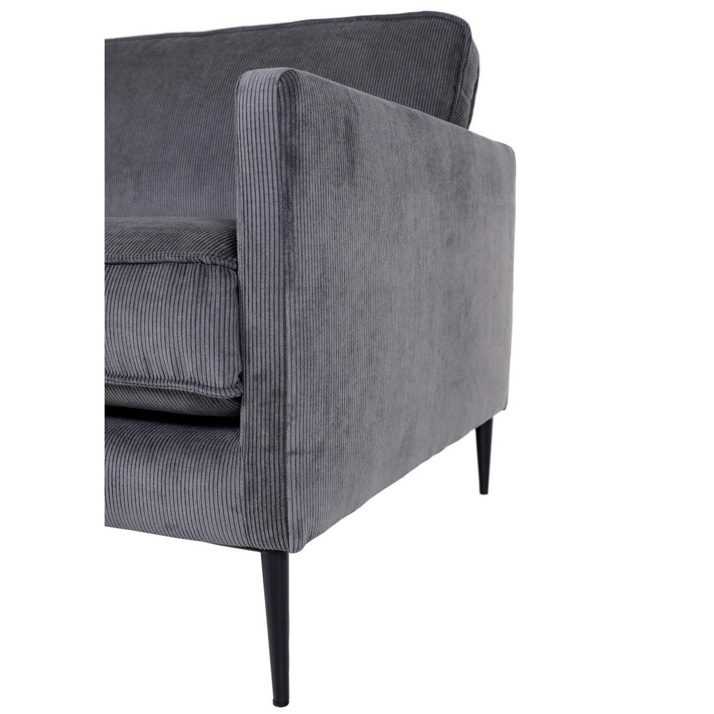 Thumbnail - 2-Sitzer-Sofa, Anthrazit, Holz, Textil, massiv, 175x64x85 cm, Stoffauswahl, Wohnzimmer, Sofas & Couches, Sofas, 2-Sitzer...