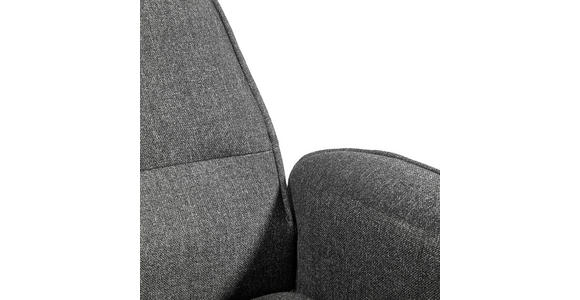 DREHSTUHL Flachgewebe Anthrazit  - Anthrazit/Schwarz, Design, Kunststoff/Textil (65/93-98/63,5cm) - Hom`in