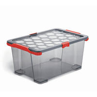 KISTE  - Anthrazit, Basics, Kunststoff (39,5/28,0/59,0cm) - Rotho