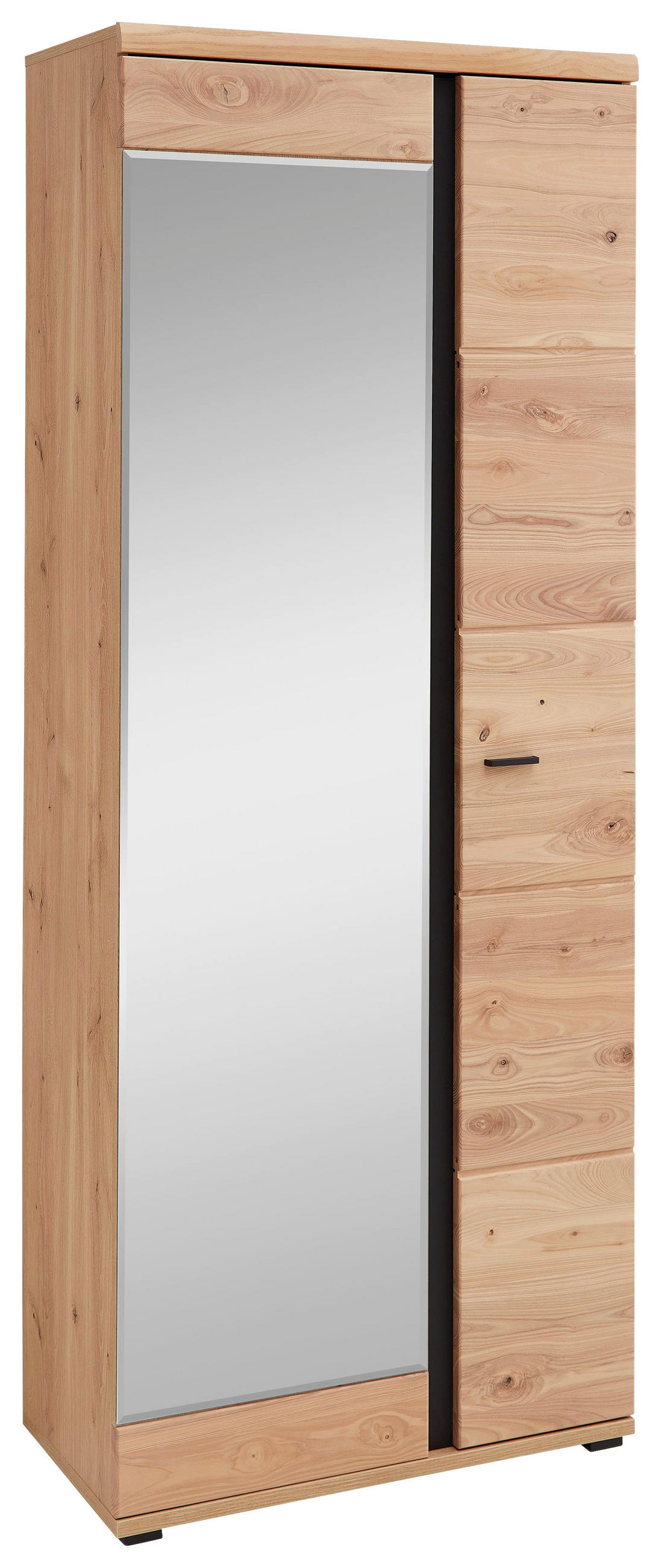 GARDEROBENSCHRANK 80/203/40 cm  - Eichefarben/Eschefarben, Natur, Holz/Holzwerkstoff (80/203/40cm) - Linea Natura