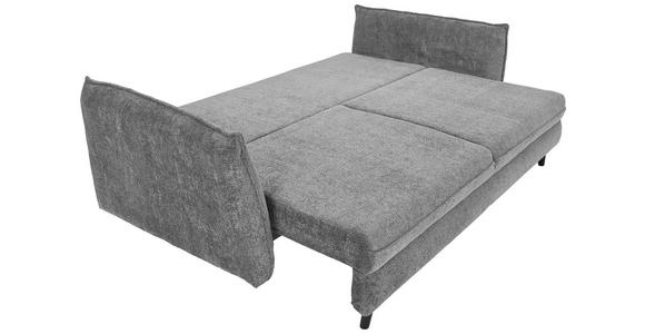 SCHLAFSOFA in Chenille Hellgrau  - Hellgrau/Schwarz, KONVENTIONELL, Holz/Textil (238/99/108cm) - Carryhome