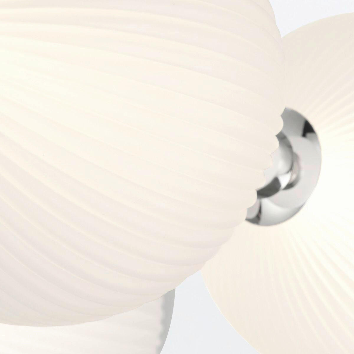 WANDLEUCHTE    - Chromfarben, KONVENTIONELL, Glas/Metall (15,1/39/20,3cm) - Elstead Lighting