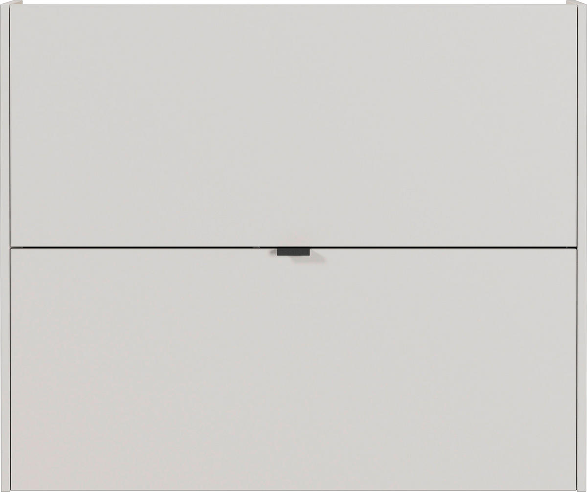 HÄNGESCHUHSCHRANK Eichefarben, Kaschmir  - Kaschmir/Eichefarben, Design, Holzwerkstoff/Metall (100/83/18cm)