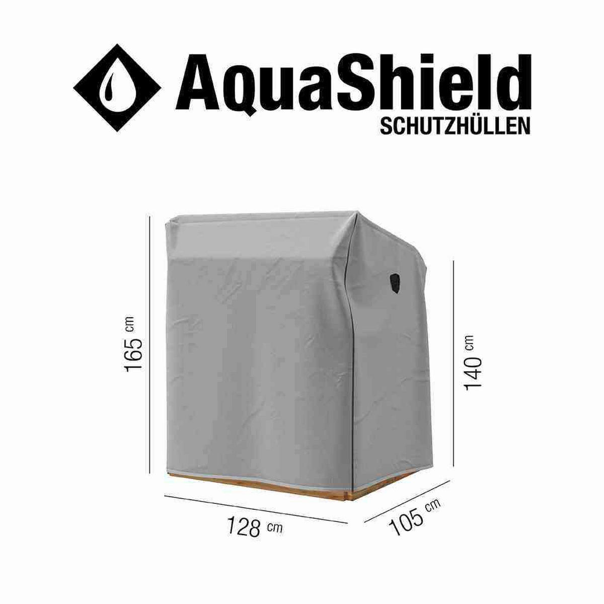 SCHUTZHÜLLE Hellgrau   - Hellgrau, Basics, Textil (105/165/128cm) - Siena Garden