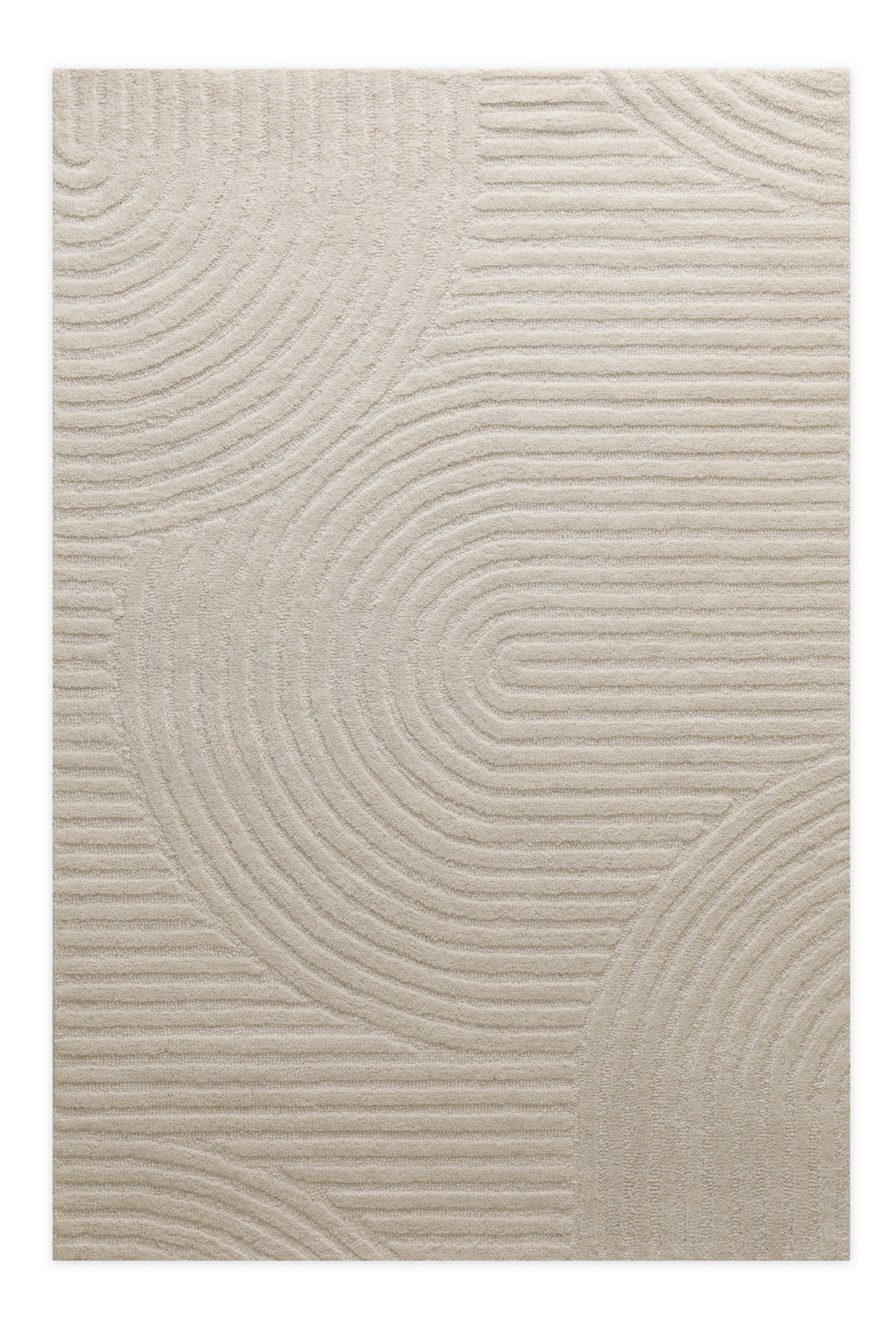 WEBTEPPICH Wohnzimmer 160/230 cm Malibu Creme rechteckig  - Creme, Design, Textil (160/230cm) - Esprit