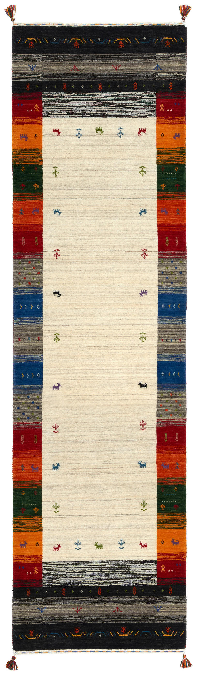 COVOR ORIENTAL  Chek Chek  - multicolor/culoare natur, Lifestyle, textil (80/300cm) - Cazaris