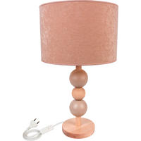 KINDERTISCHLEUCHTE 30,7/53 cm   - Beige/Goldfarben, Natur, Holz (30,7/53cm)