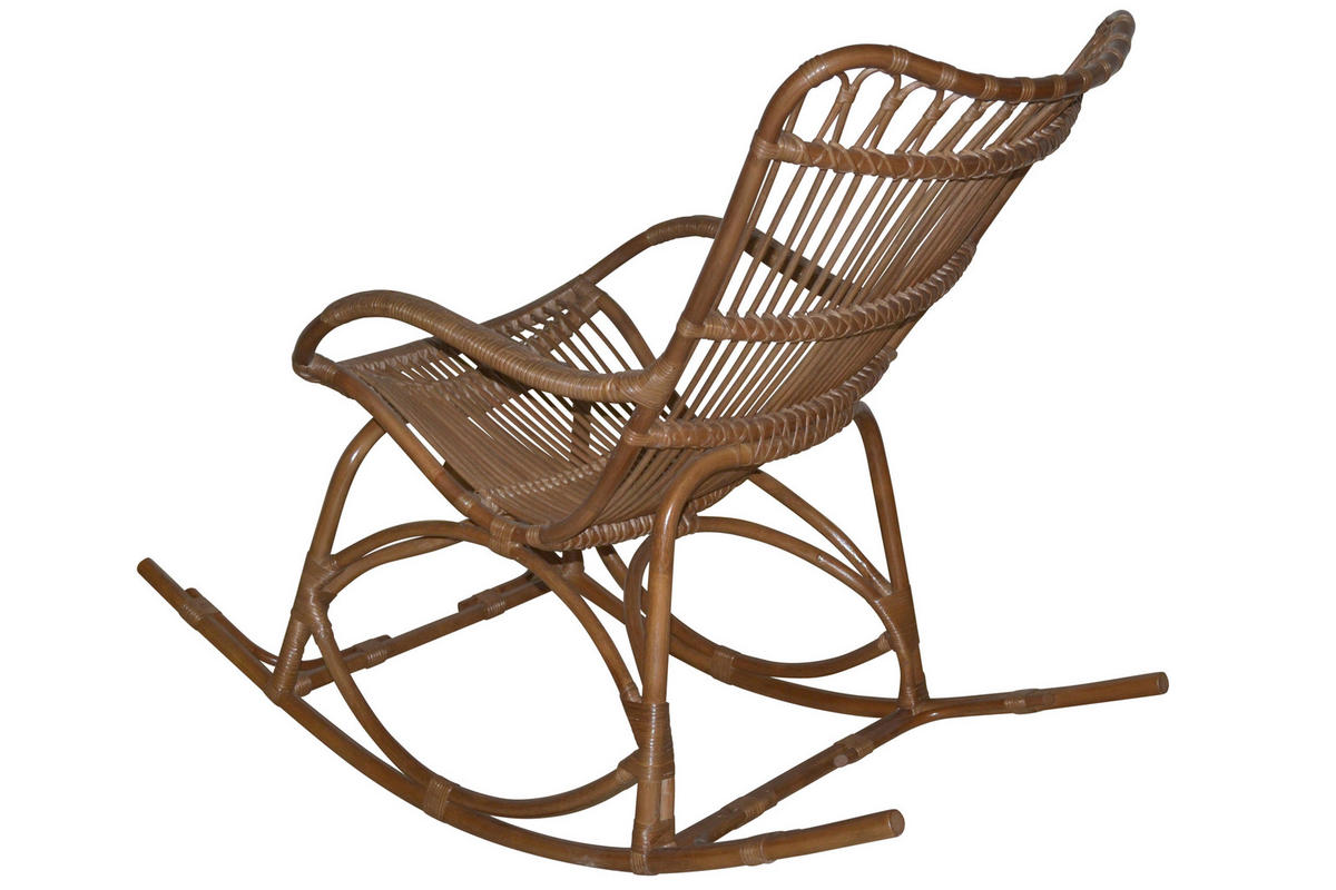 SCHAUKELSTUHL in Braun  - Braun, Natur, Holz (65/96/122cm) - MID.YOU