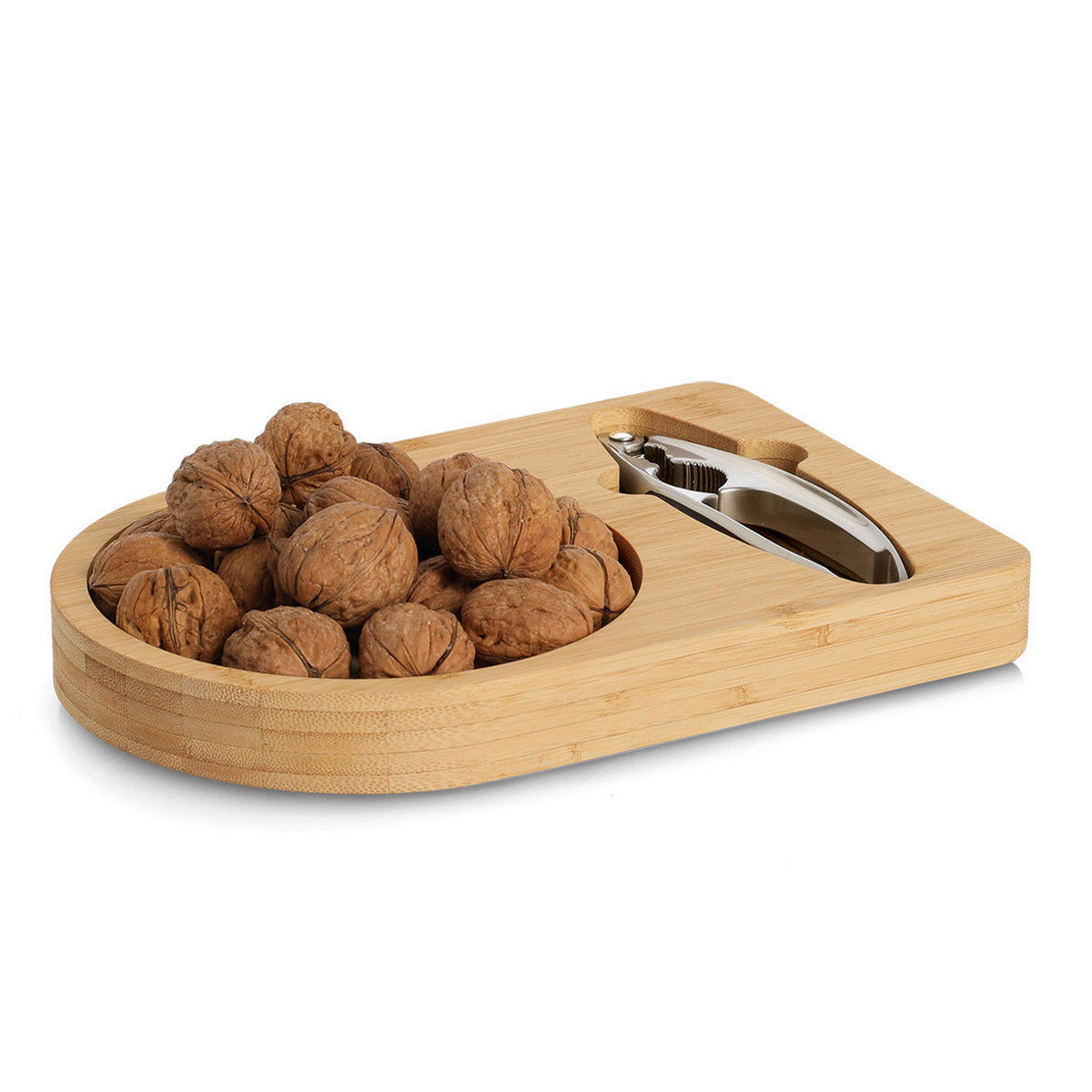NUSSKNACKER   - Naturfarben, Basics, Holz/Metall (26/17,5/3cm) - Zeller Present
