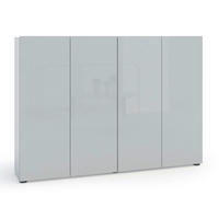 SCHUHSCHRANK Grau  - Schwarz/Grau, Design, Holzwerkstoff/Kunststoff (160/115/34cm) - Xora