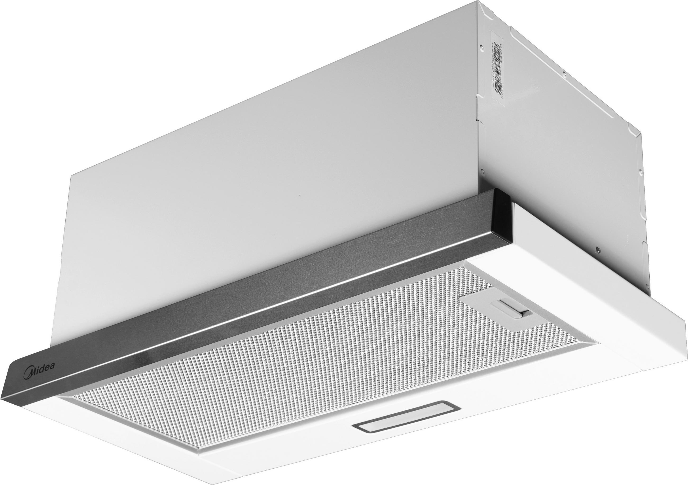 DUNSTABZUGSHAUBE HU 60L07  - Weiß, Basics, Metall (59,5/25,5/30,8cm) - Midea