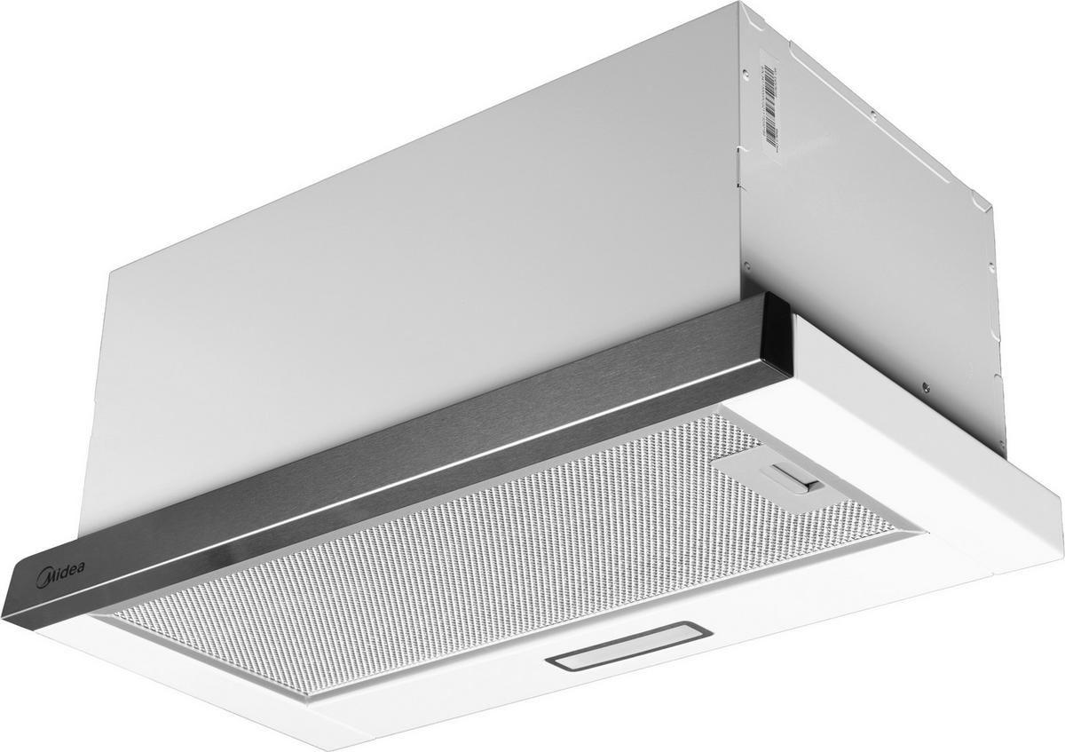 DUNSTABZUGSHAUBE HU 60L07  - Weiß, Basics, Metall (59,5/25,5/30,8cm) - Midea