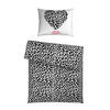 BETTWÄSCHE Satin 140/200 cm  - Schwarz/Weiß, Trend, Textil (140/200cm) - Esposa