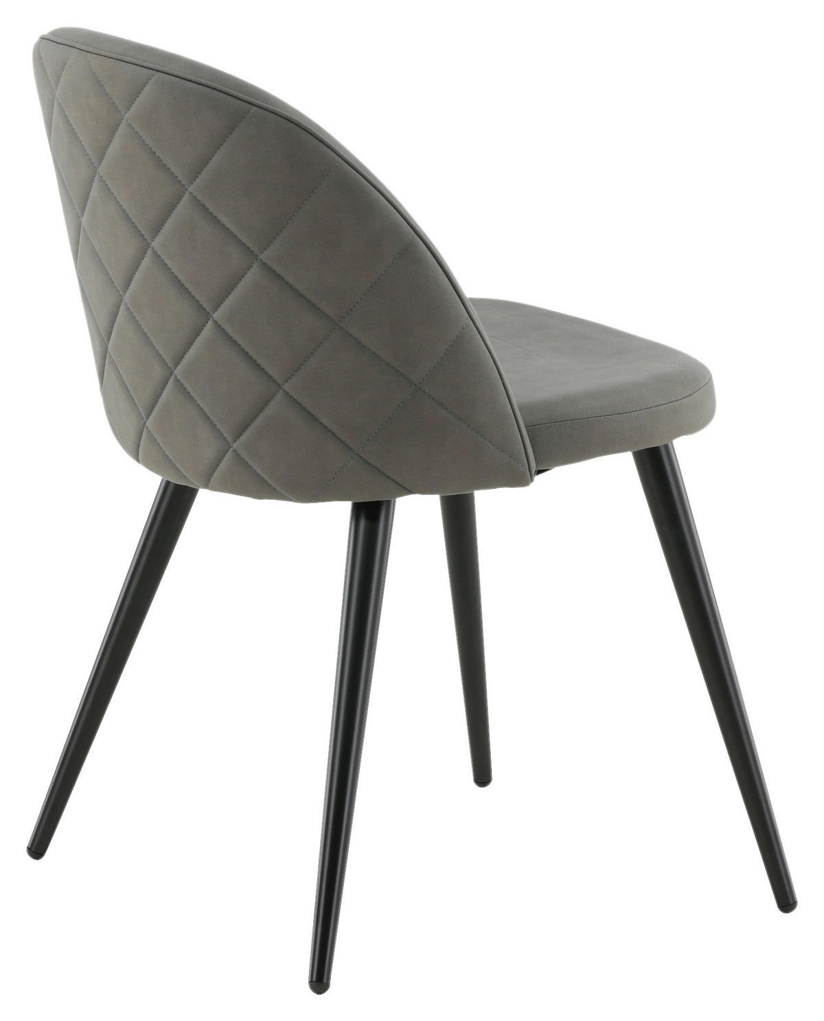 STUHL-SET  in Stahl Metall, Kunststoff  - Dunkelgrau/Beige, Design, Kunststoff/Textil (50/76,5/57cm) - Livetastic