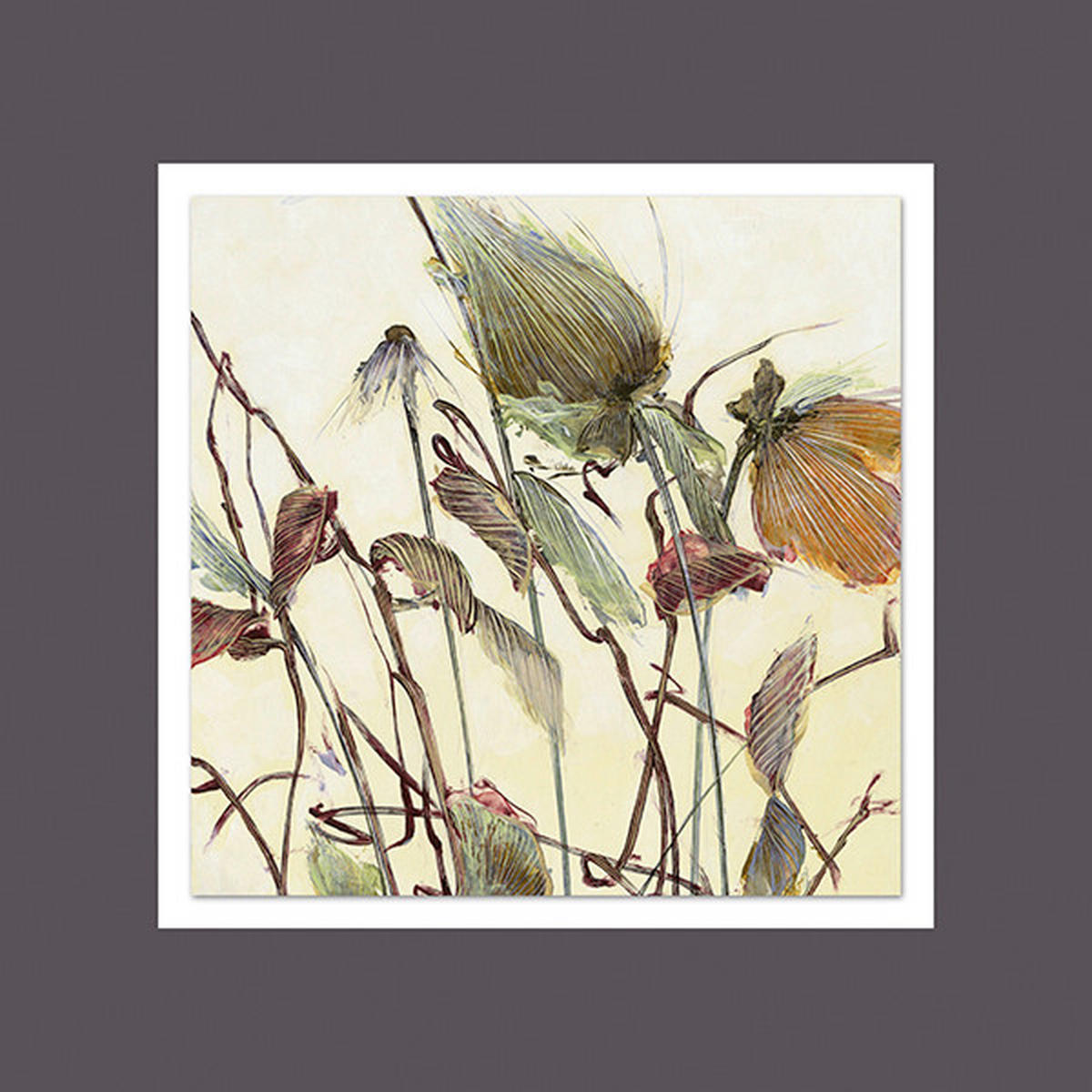 BILD Karola Mittelstaedt Blumen SOMMERLAUNEN I  - Multicolor, Basics, Holzwerkstoff/Kunststoff (50/50cm) - Wiedemann