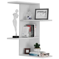 WANDREGAL 45/77/45 cm  - Weiss, Modern, Holzwerkstoff (45/77/45cm) - MID.YOU