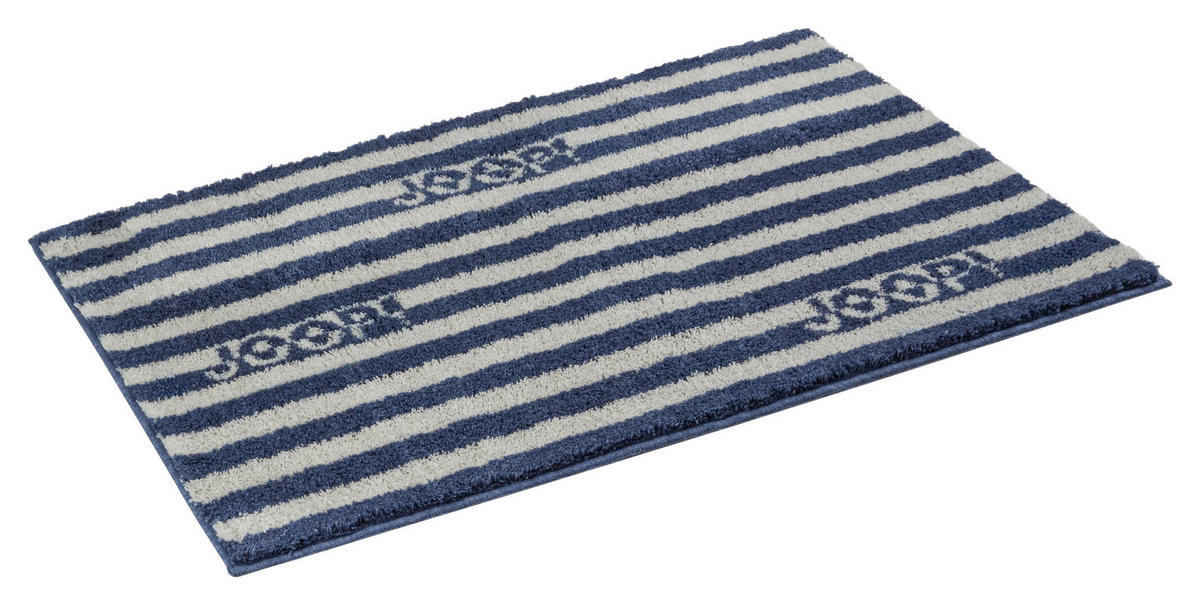 BADTEPPICH Blau 60/90 cm  - Blau, Basics, Naturmaterialien/Textil (60/90cm) - Joop!