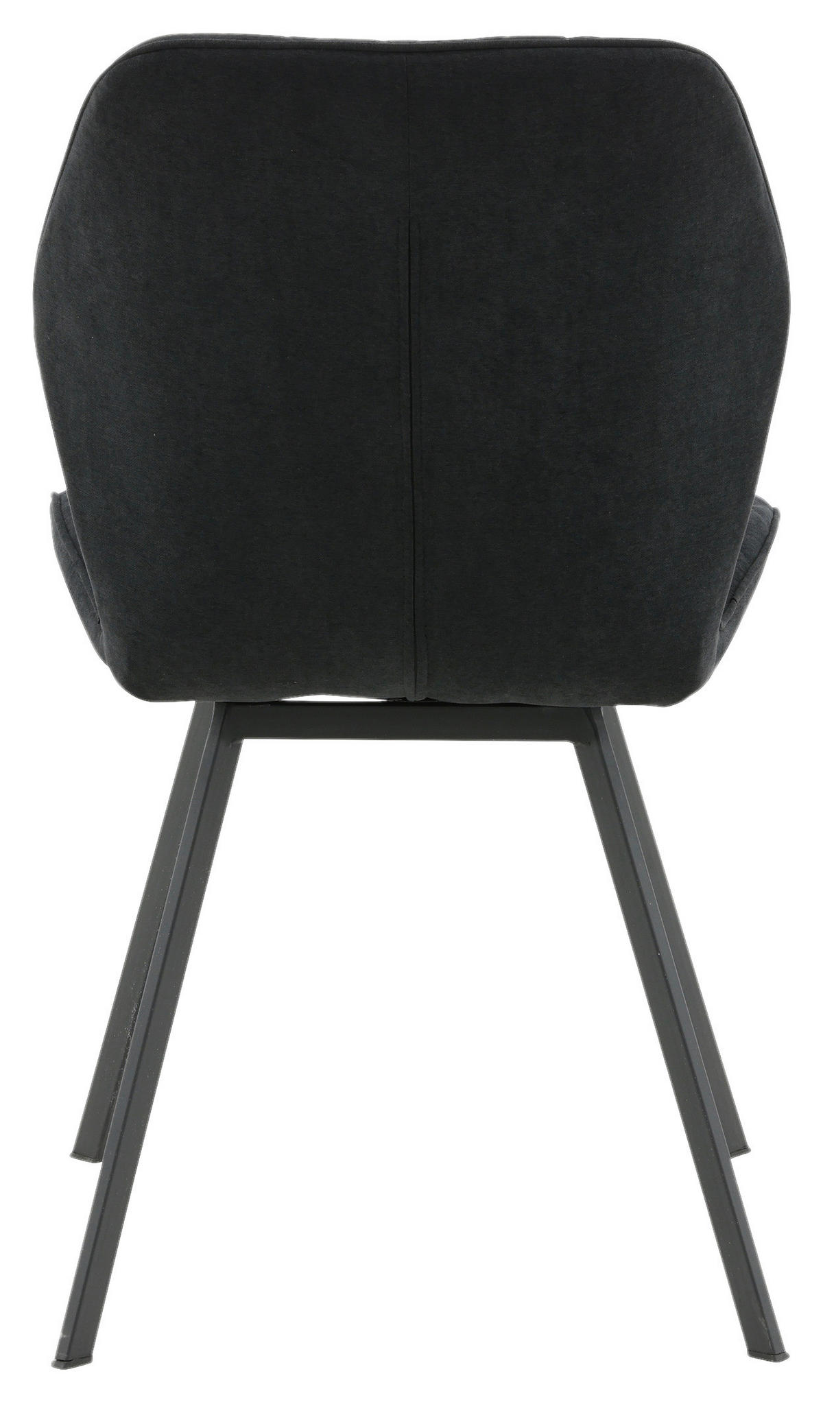 STOLSET 2 styck stål textilväv  - svart, Design, metall/textil (50/90/63cm) - Livetastic