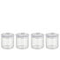 VORRATSGLÄSERSET 4-teilig - Klar, Design, Glas/Kunststoff (9,6/9,5cm) - Bohemia VORRATSGLÄSERSET 4-teilig - Klar, Design, Glas/Kunststoff (9,6/9,5cm) - Bohemia