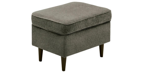 HOCKER in Textil Schwarz, Olivgrün  - Schwarz/Olivgrün, Basics, Holz/Textil (63/43/42cm) - Carryhome