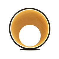 LED-TISCHLEUCHTE Crosby 30/15/31 cm  - Schwarz/Braun, Design, Kunststoff/Metall (30/15/31cm)