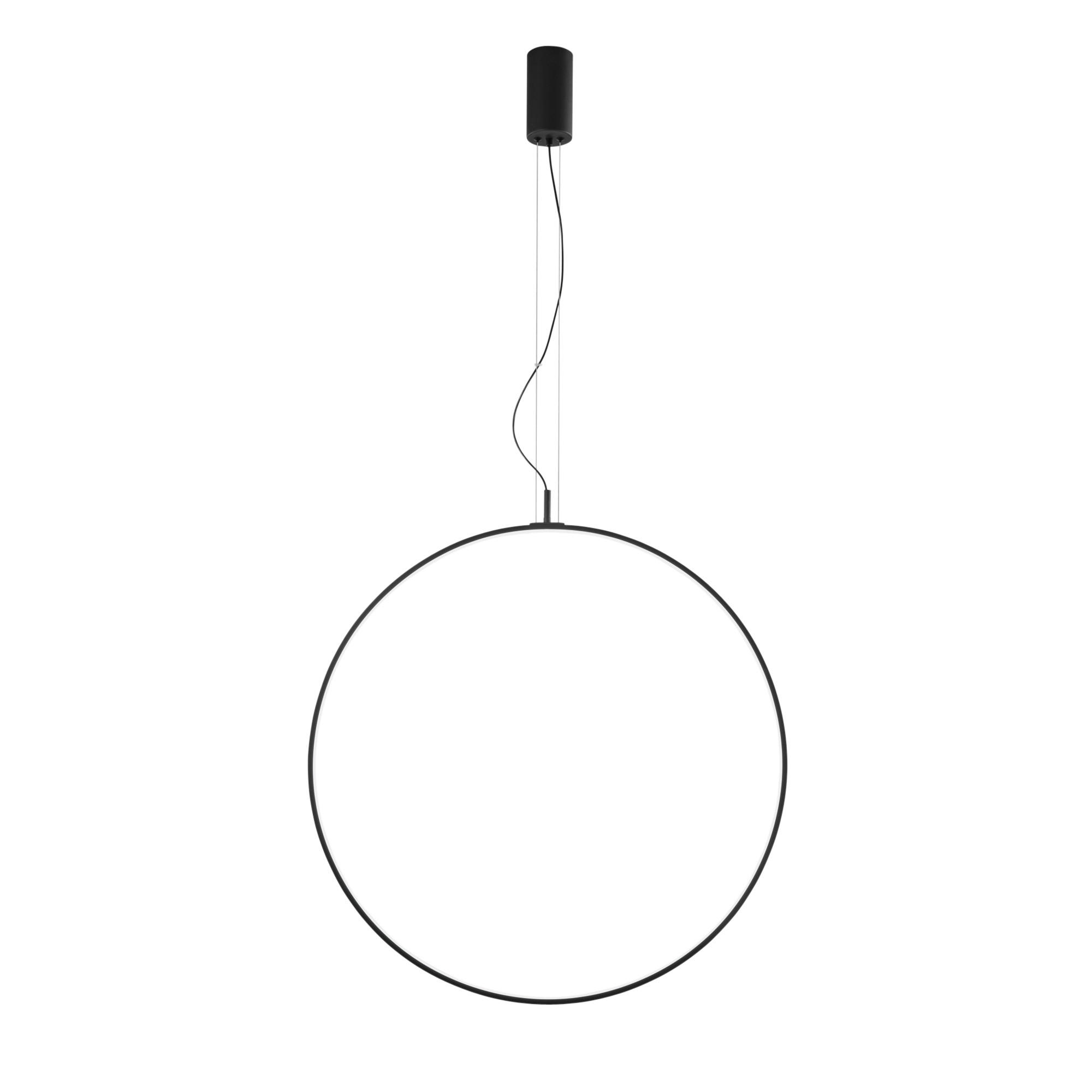 LED-HÄNGELEUCHTE 80/210 cm  - Schwarz/Weiß, Design, Kunststoff/Metall (80/210cm)