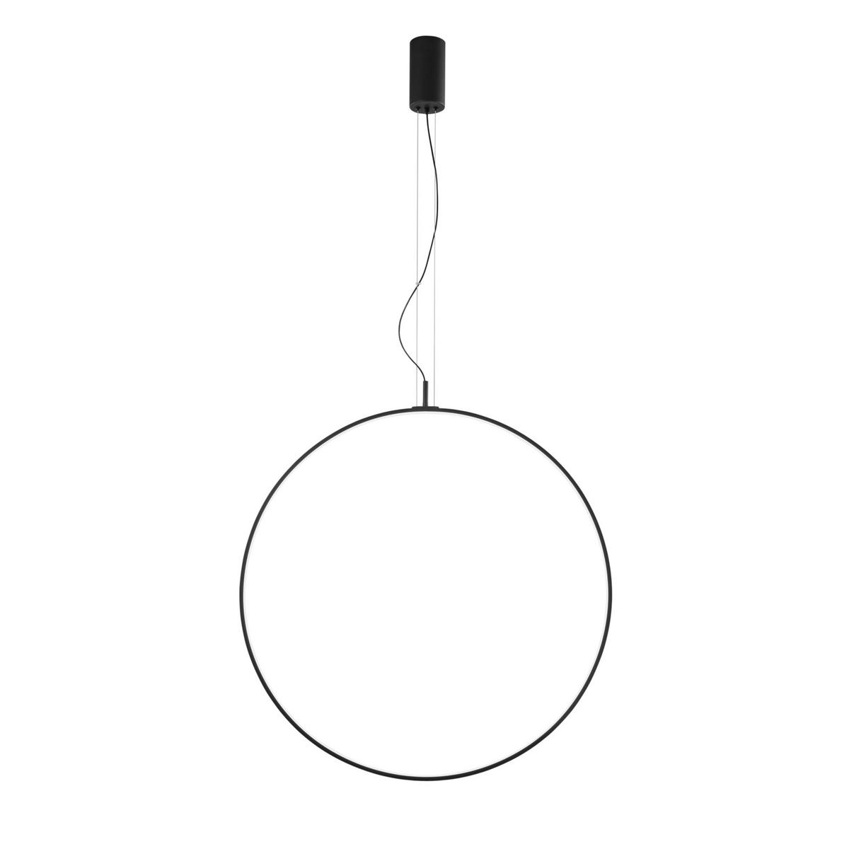 LED-HÄNGELEUCHTE 80/210 cm  - Schwarz/Weiß, Design, Kunststoff/Metall (80/210cm)