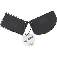 TEIGKARTE - Grau, Basics, Kunststoff (8/0,1/12cm) - Birkmann