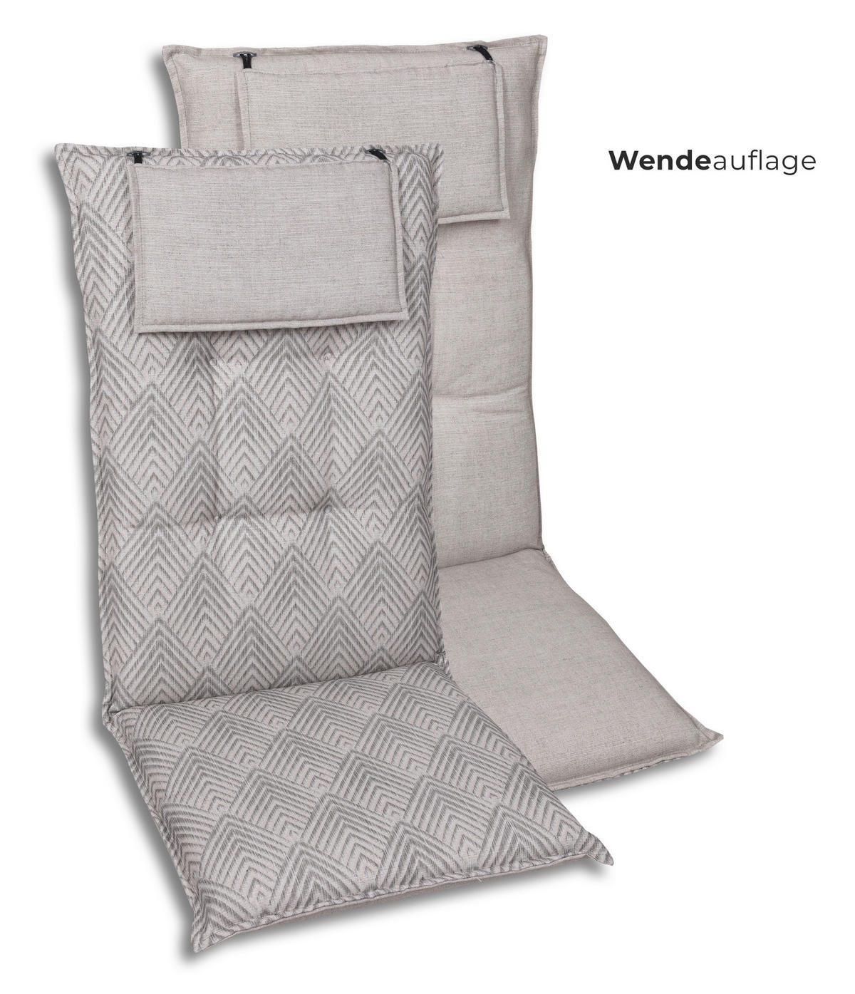 SZÉKPÁRNA bézs grafika  - bézs, Basics, textil (50/7/120cm) - Ambia Garden