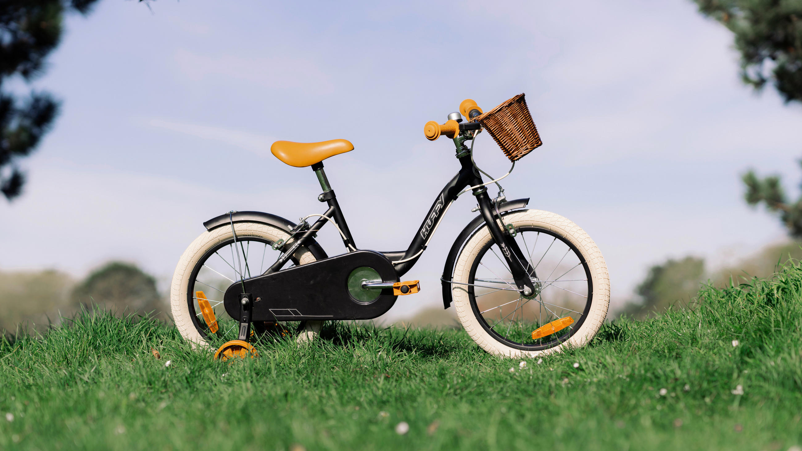 KINDERFAHRRAD 16 Zoll  - Schwarz, Basics, Metall (47/71,5/110,5cm)