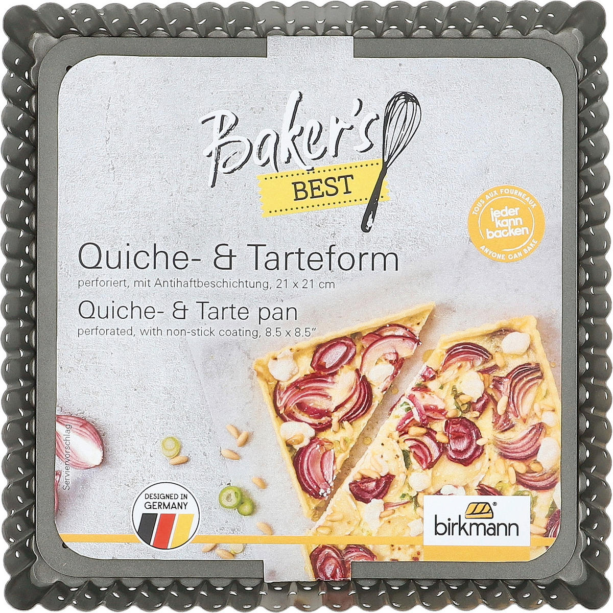 BACKFORMENSET Baker's Best  - Silberfarben, KONVENTIONELL, Metall - Birkmann
