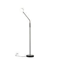 LED-STEHLEUCHTE Sorento 23/138/45 cm   - Schwarz, Design, Metall (23/138/45cm) - Fischer & Honsel